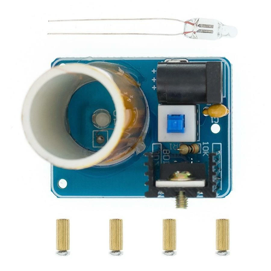 Mini Tesla Coil Kit 9-12V BD243C Assembled Wireless Transmission Generator USA - Image 4 of 4