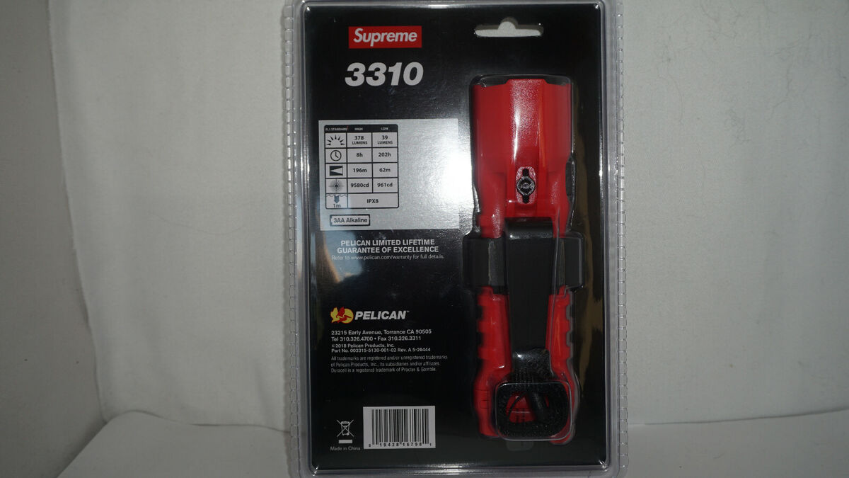 Supreme Pelican New 3310 Flashlight Red SS19 | eBay Supreme Pelican New 3310 Flashlight Red SS19 | eBay