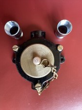 Vintage Industrial Walsall Switch England Cast Iron Brass Anti tamper 2 or 1 way