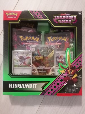Pokemon Shrouded Fable Kingambit Illustration Rare Collection ENGLISCH - SV 6.5