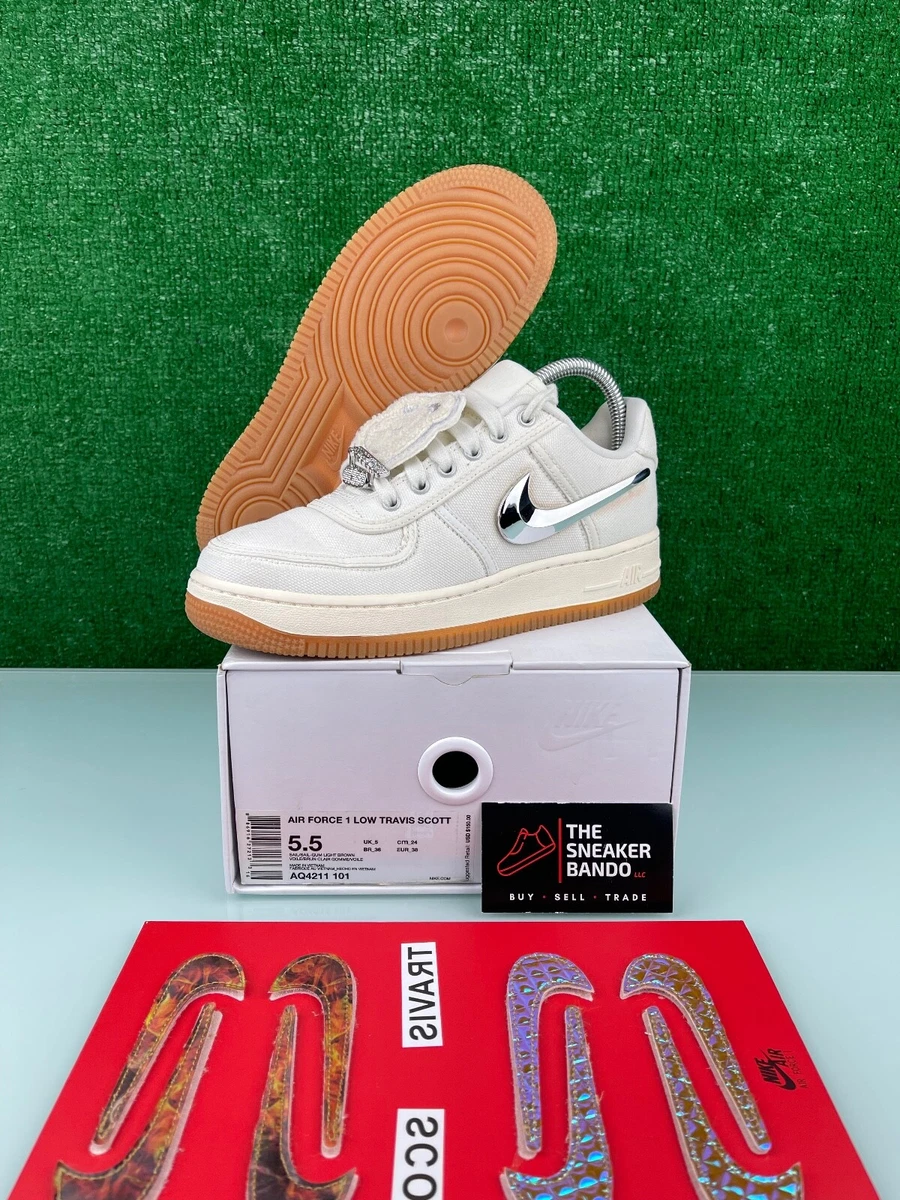 Travis Scott x Nike Air Force 1 Sail Release Info