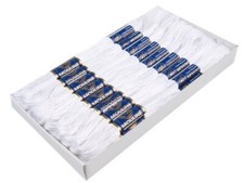 8m weiß Stickgarn Spaltgarn Sticktwist King Bird Beste Qualität 0010