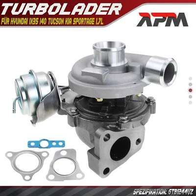 Turbolader Abgasturbolader für Hyundai iX35 i40 Tucson KIA Sportage 1.7 CRDi