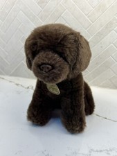 Aurora Miyoni Tots Chocolate Brown Lab Puppy Dog Plush Stuffed Animal Toy NWOT