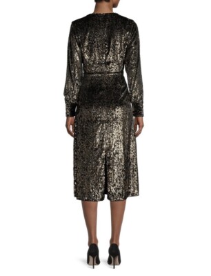 NWT Elie Tahari Burnout Velvet Midi Dress Gold Black Long Sleeve | eBay NWT Elie Tahari Burnout Velvet Midi Dress Gold Black Long Sleeve | eBay
