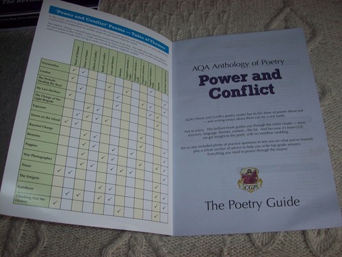GCSE English AQA Anthology of Poetry. The Poetry Guide - Power & Conflict - Picture 4 of 9