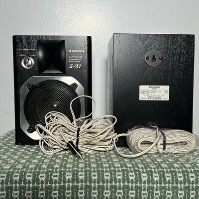 2 Pioneer S-X7 Speakers System 45 W Old School Design Made