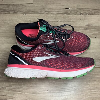 Brooks Womens Ghost 11 1202772A017 Pink Black Running Shoes Sneakers Size  2A