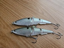 (2) Strike King Sexy Swimmer Jointed Swimbait Fishing Lures, DISCONTINUED