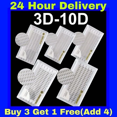 EVERESTBEAUTYⓇ 💙Pre made Russian Volume Fan Lashes 3D -10D Mink Eyelash Extensions Muse C Curl