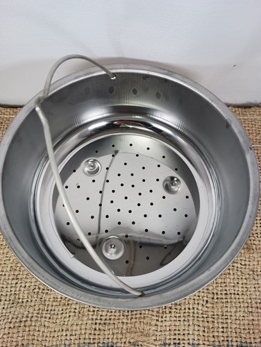 T-FAL 7,5 Qt Edelstahl Diffusallager SEB 18-10 Dampfgarer Bräter blau Frankreich  - Bild 17 von 22