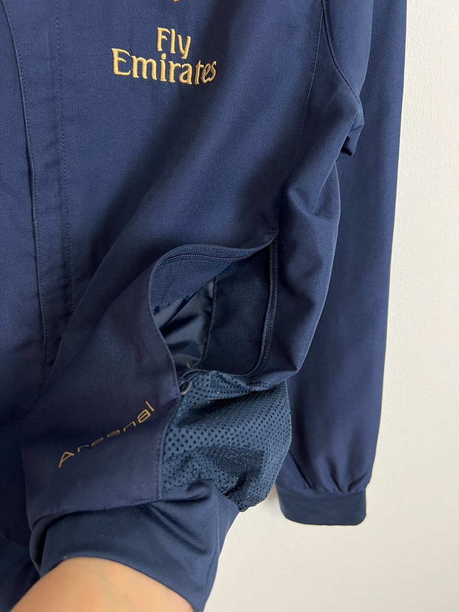 Vintage Nike Arsenal Football Jacket Soccer Blue Track Top Mens