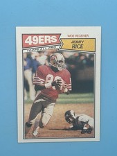1987 Topps Jerry Rice #115 49ers
