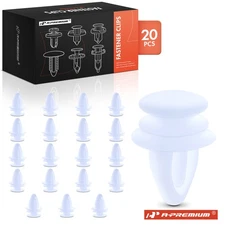 A-Premium 20x 10mm White Fasteners Interior Trim Panel Clips Retainer for Saturn
