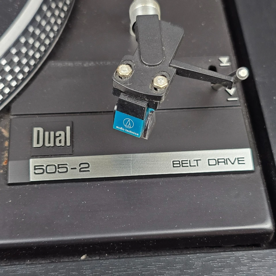 Dual CS 505-2 Turntable Hi-Fi Belt Drive 33/45 Pitch Control Audio Technica Cart - Image 3 of 4