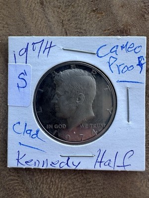 1974-S Kennedy Half Dollar Proof | Deep Cameo Contrast | Clad | Sharp Strike
