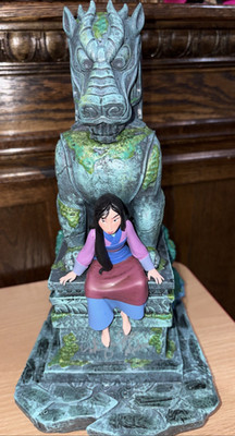 Ming Na Wen autographed Disney's Mulan 25th Anniversary Figure, New w/Box JSA
