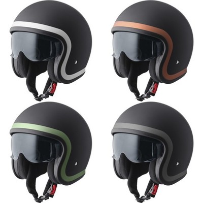 GMS - Motorrad Jethelm - Ride - Jethelm mit Visier