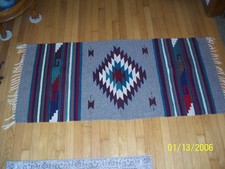 Native American Style Throw / Blanket - 26 in by 58 in