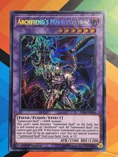 Archfiend's Manifestation FIGA-EN034 1st Edition Secret Rare NM x1