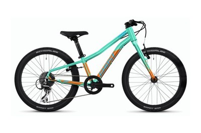 Fahrrad GHOST KATO 20 PRO 25 Jungen Green Monarch Orange - Glossy Kinderrad