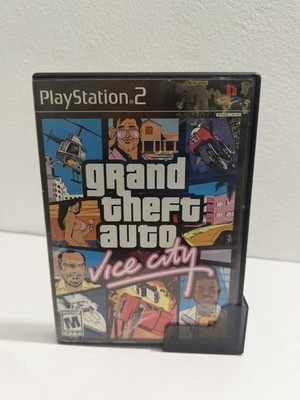 GTA Vice City (PS2) - CIB - Case, Disc & Manual - No Map - TESTED 100% WORKING