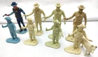 1950's Fort Apache Rin Tin Tin Character Marx Playset Figures Rusty & Lieut.