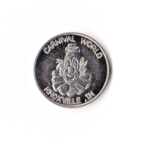 Carnival World - Knoxville TN - Site of 1982 World`s Fair - Arcade Gaming Token