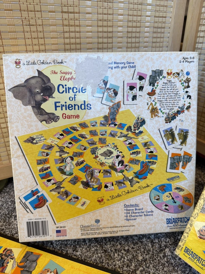 A Little Golden Book "Circle of Friends" Matching Game by Briarpatch 2002 - Image 2 of 4