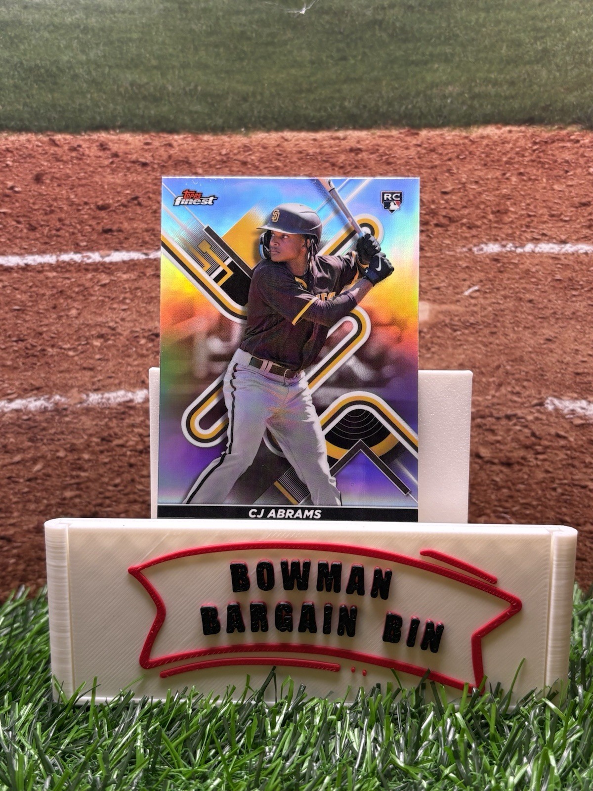 2022 Topps Finest - C.J. Abrams #39 Refractor (RC)