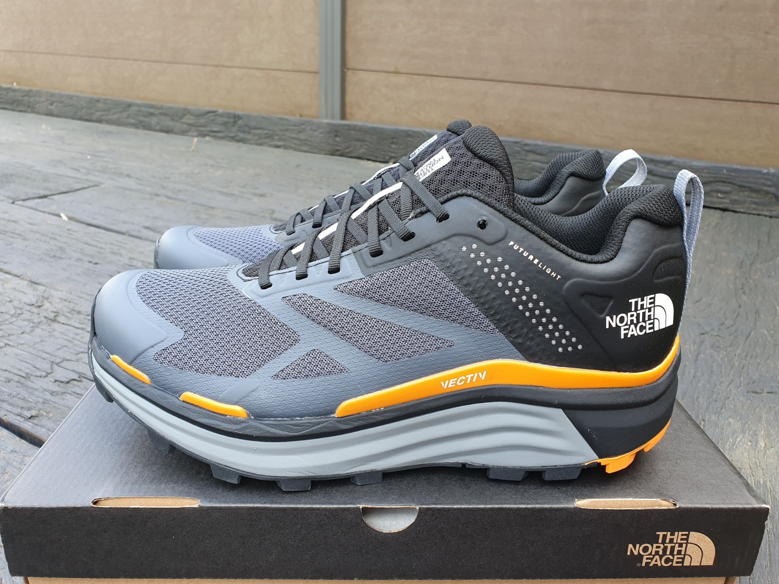 North Face Vectiv Enduris Futurelight Gris Impermeable Reino Unido 8 EUR 42 US 9 Trail