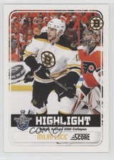 2011-12 Score Playoffs Highlight Milan Lucic #494 9ci