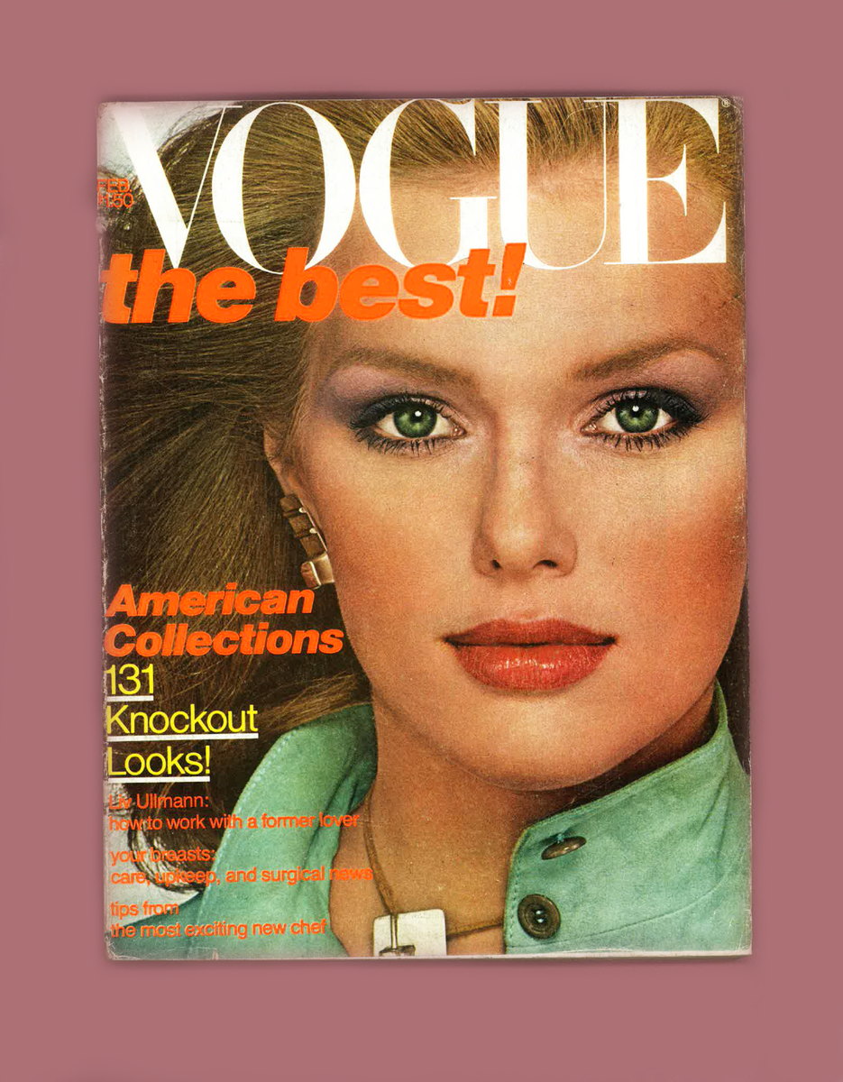 VOGUE-FEBRUARY 1977- CHRISTIE BRINKLEY by CHRIS von WANGENHEIM