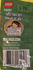 LEGO NINJAGO SERIES MINIFIGURES 30087 & 9556 Masters Of SPINJITZU LOT RARE PACK