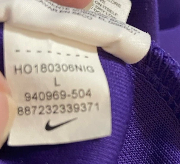 Sudadera con Capucha Nike Dri-fit NBA LA Lakers Auténtico Equipo 940969-504 Para Hombres L Pullover Foto 2 de 4