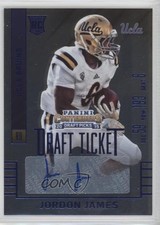 2015 Contenders Draft Picks College Ticket Blue Foil Jordon James #204 Auto 1b7