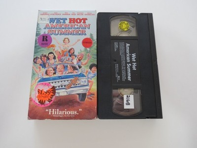 VHS! Wet Hot American Summer Vintage Video Tape - Tested 2001 Paul Rudd OOP RARE