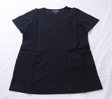 Mandala Women's 5 Pocket Notch Neck Scrub Top JK5 Midnight Navy Size 2XS NWT