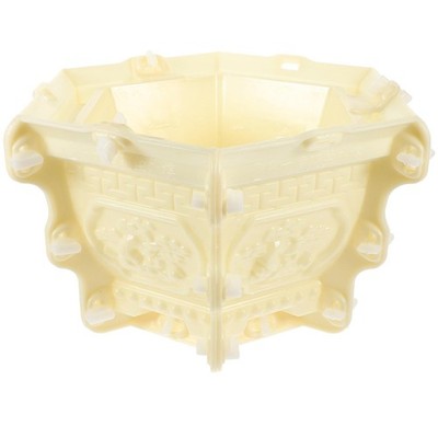 GANAZONO Concrete Bonsai Pot Mold Hexagonal Planter Mold for DIY Succulent Fl...