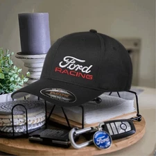 Ford Racing - Custom Made-to-Order Embroidered Flexfit or Snapback Hat