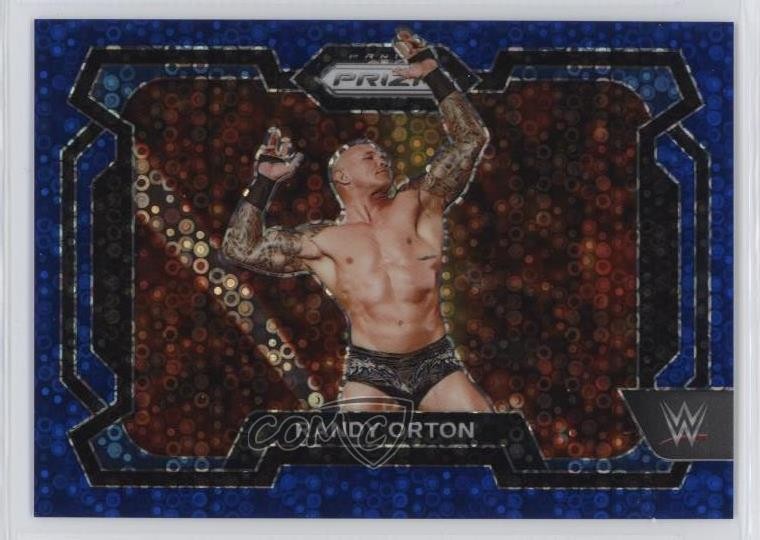 2024 Panini Prizm WWE Blue Under Card Prizm 12/25 Randy Orton #17 1t5