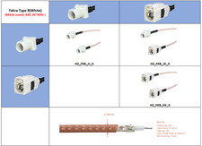 Cable Fakra Tipo B Macho a Hembra máx. 3m RG316 caoxial 50Ω p. ej. Dispositivo GPS