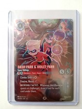 Disney Lorcana Dash Parr Violet Parr Super Siblings 241/204 Foil