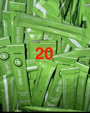20 Skittles Single Drink Mix To Go Green apple Single Packets Sachets SUGAR FREE