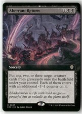 MTG Aberrant Return (Extended Art) R Commander: Lorwyn Eclipsed 27 Regular NM