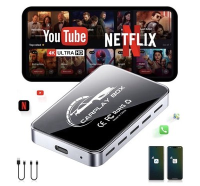 Wireless CarPlay AI Box Android 13 4GB 32GB HDMI WiFi Adapter