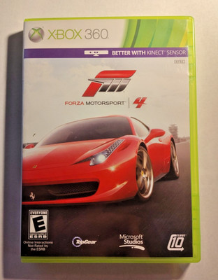 Forza Motorsport 4 Xbox 360 Complete W/ Manual 2 Discs  CIB Tested Working