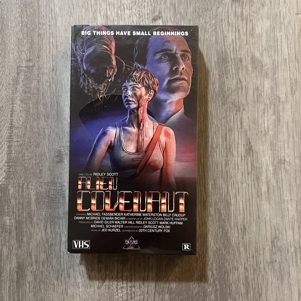 Alien Covenant VHS Kadi Video tape New Sealed Rare limited release Horror Foto 2 de 4