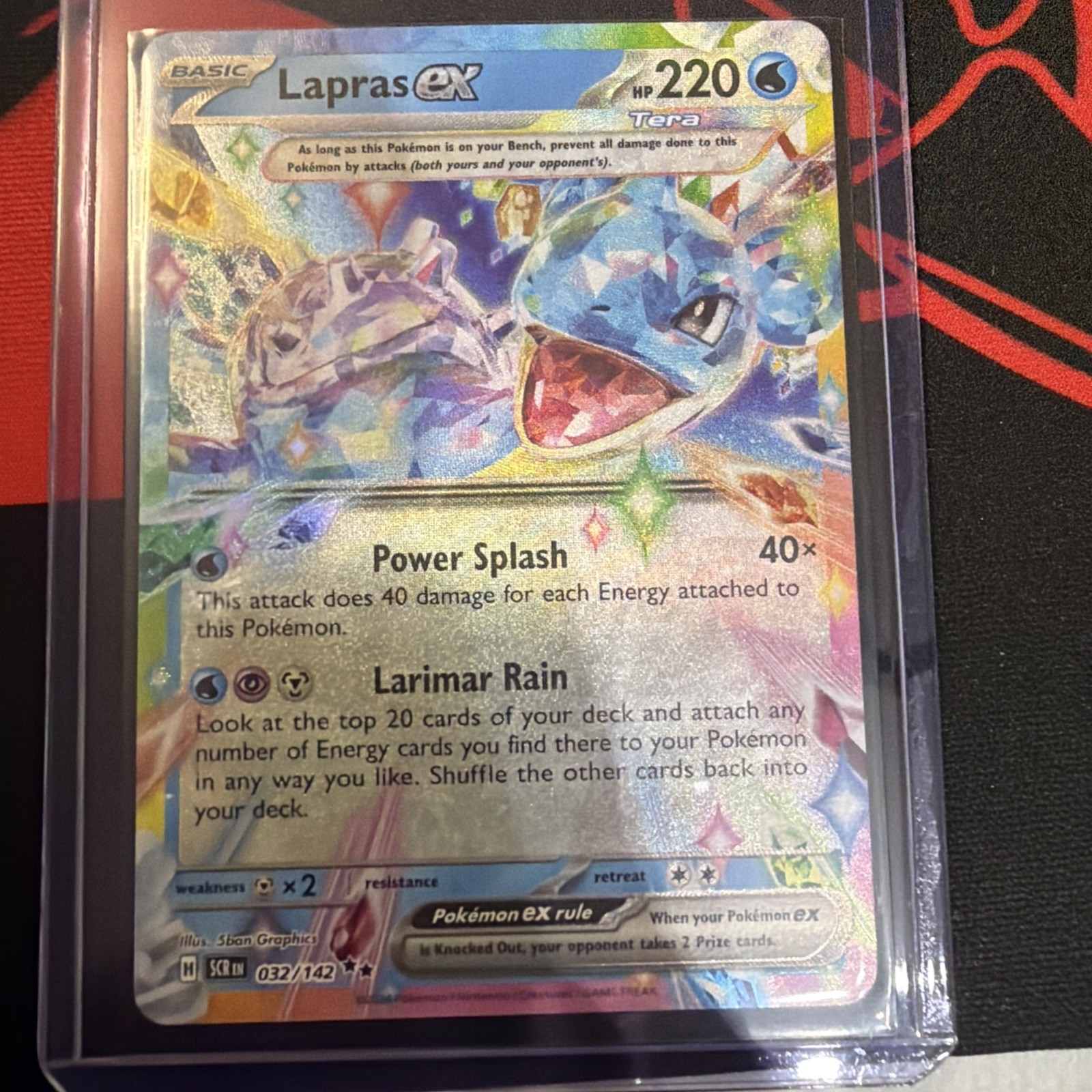 Lapras ex - Stellar Crown 32/142 - NM