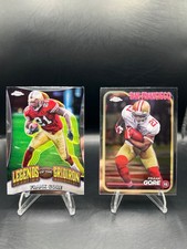 Frank Gore 2024 Topps Chrome - Legends of the Gridiron #LOG-23 + Base